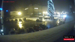 Střed obce Rokytnice nad Jizerou