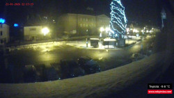 Střed obce Rokytnice nad Jizerou