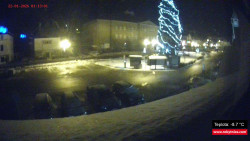 Střed obce Rokytnice nad Jizerou