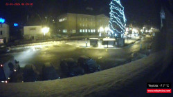 Střed obce Rokytnice nad Jizerou