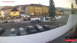 Střed obce Rokytnice nad Jizerou