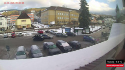 Střed obce Rokytnice nad Jizerou