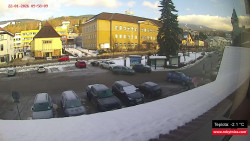 Střed obce Rokytnice nad Jizerou