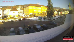 Střed obce Rokytnice nad Jizerou