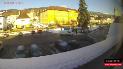 Střed obce Rokytnice nad Jizerou