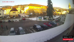 Střed obce Rokytnice nad Jizerou