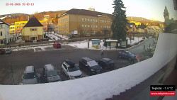 Střed obce Rokytnice nad Jizerou