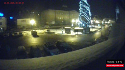 Střed obce Rokytnice nad Jizerou