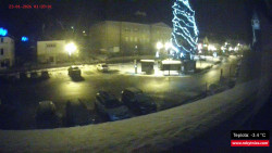 Střed obce Rokytnice nad Jizerou