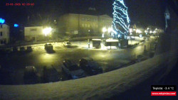 Střed obce Rokytnice nad Jizerou