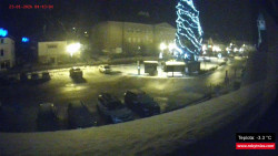 Střed obce Rokytnice nad Jizerou