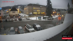 Střed obce Rokytnice nad Jizerou