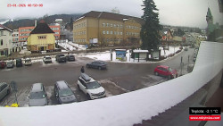 Střed obce Rokytnice nad Jizerou