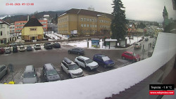 Střed obce Rokytnice nad Jizerou