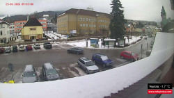 Střed obce Rokytnice nad Jizerou