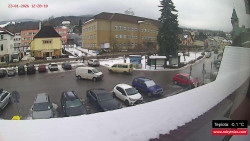 Střed obce Rokytnice nad Jizerou