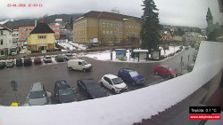 Střed obce Rokytnice nad Jizerou