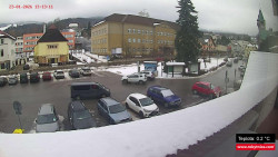 Střed obce Rokytnice nad Jizerou