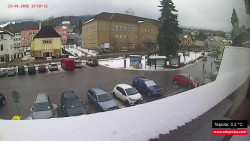 Střed obce Rokytnice nad Jizerou