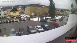 Střed obce Rokytnice nad Jizerou