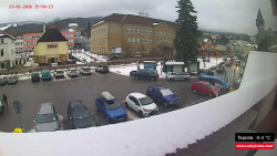 Střed obce Rokytnice nad Jizerou