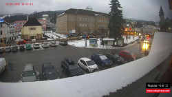 Střed obce Rokytnice nad Jizerou