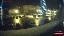 Střed obce Rokytnice nad Jizerou