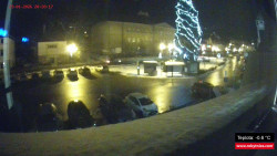 Střed obce Rokytnice nad Jizerou