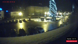 Střed obce Rokytnice nad Jizerou