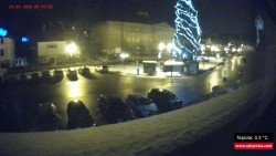 Střed obce Rokytnice nad Jizerou