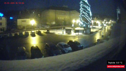 Střed obce Rokytnice nad Jizerou