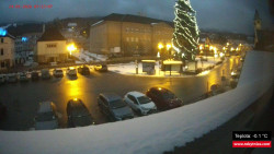 Střed obce Rokytnice nad Jizerou