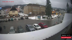 Střed obce Rokytnice nad Jizerou