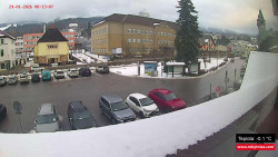 Střed obce Rokytnice nad Jizerou