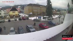 Střed obce Rokytnice nad Jizerou