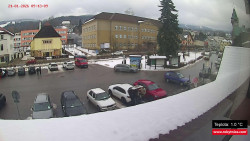 Střed obce Rokytnice nad Jizerou