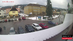 Střed obce Rokytnice nad Jizerou