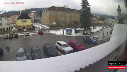 Střed obce Rokytnice nad Jizerou