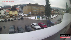 Střed obce Rokytnice nad Jizerou