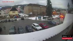 Střed obce Rokytnice nad Jizerou