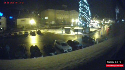 Střed obce Rokytnice nad Jizerou