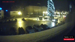 Střed obce Rokytnice nad Jizerou