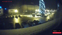 Střed obce Rokytnice nad Jizerou