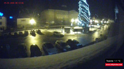 Střed obce Rokytnice nad Jizerou