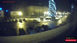 Střed obce Rokytnice nad Jizerou