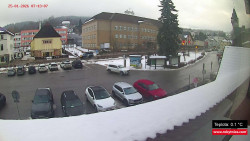 Střed obce Rokytnice nad Jizerou