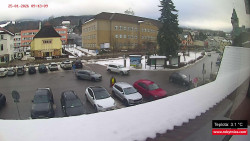 Střed obce Rokytnice nad Jizerou