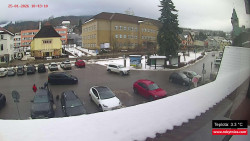 Střed obce Rokytnice nad Jizerou