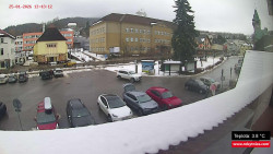 Střed obce Rokytnice nad Jizerou