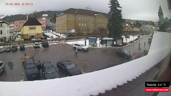 Střed obce Rokytnice nad Jizerou